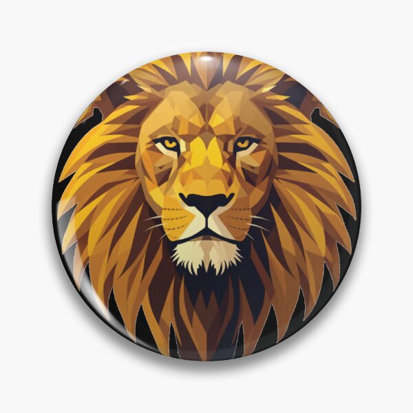 Item preview, Geometric Lion Head T-Shirt | Majestic King of the Jungle Polygon Art Design designed and sold by Vintage-Art86.