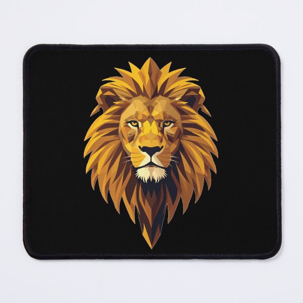 Item preview, Geometric Lion Head T-Shirt | Majestic King of the Jungle Polygon Art Design designed and sold by Vintage-Art86.