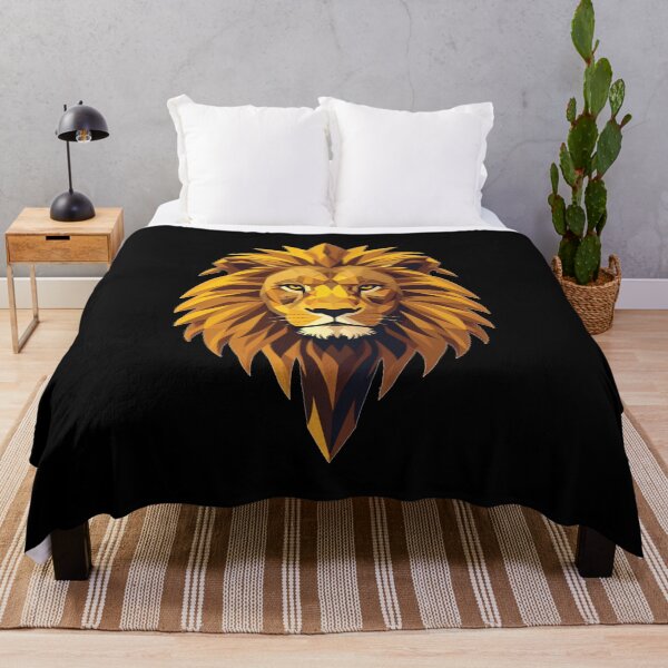 Item preview, Geometric Lion Head T-Shirt | Majestic King of the Jungle Polygon Art Design designed and sold by Vintage-Art86.