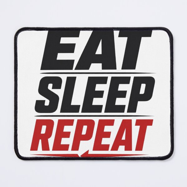 Item preview, Eat Sleep Repeat Funny Lifestyle T-Shirt designed and sold by kaream1308.