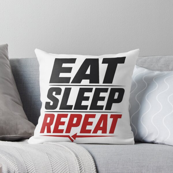 Item preview, Eat Sleep Repeat Funny Lifestyle T-Shirt designed and sold by kaream1308.