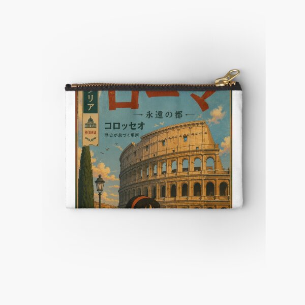 Item preview, Rome Colosseum Retro Anime Travel Poster Japanese Edition designed and sold by ElartedeNoel.