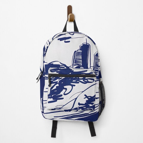 Item preview, Brisbane, Australia - Blue Abstract Art designed and sold by shadow-bloom.