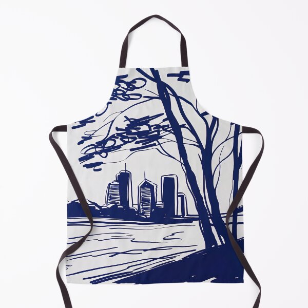 Item preview, Brisbane, Australia - Blue Abstract Art designed and sold by shadow-bloom.