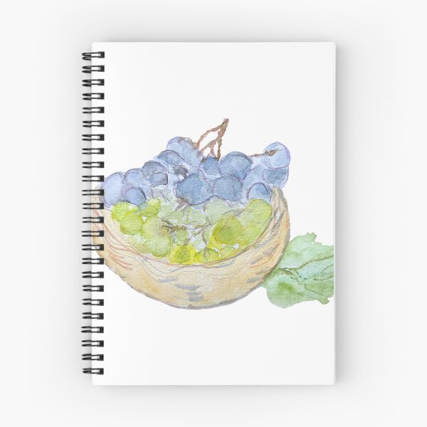 Item preview, Cluster Purple-Green Grapes Watercolor  designed and sold by Cessy Kaplan.