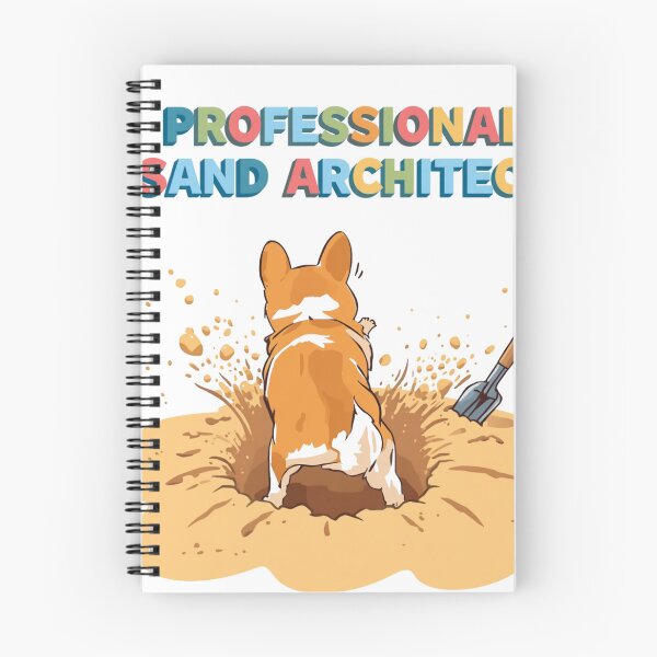 Item preview, Professional Sand Architect Funny Corgi Dog Digging Beach Summer designed and sold by AMBAYK.