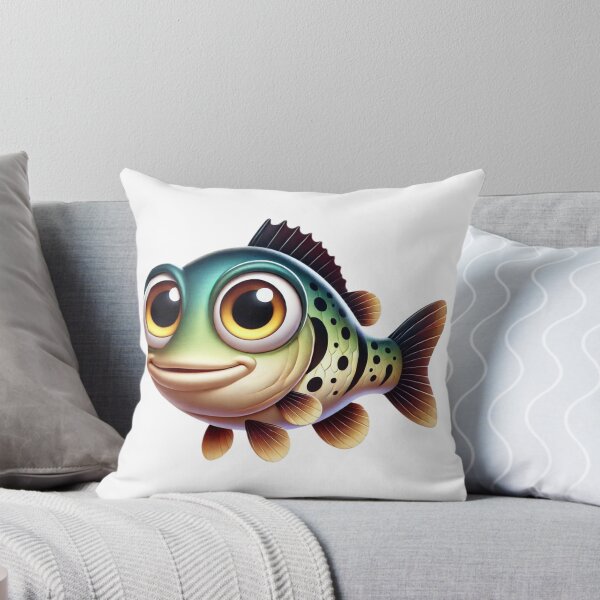 Item preview, Adorable Ozark Bass Fish designed and sold by Sillytoe.