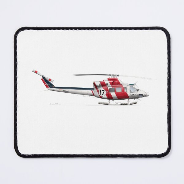 Item preview, BELL 412 VH-NSC NSCA 1989 designed and sold by Grubby Fingers Aircraft Illustration.
