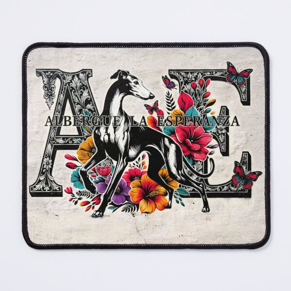 Item preview, GALOGO - Street Variations - Galgo Stencil_Nr53 Albergue la Esperanza designed and sold by GALOGO – Art for Sighthounds & Animal Welfare.