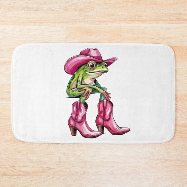 Item preview, A Frog wearing Round Hat & Girls High Heels Design Stickers ! Pardon my ribbeting runway strut! This frog didn’t come to play—she came to slay designed and sold by Ulikedigital14.