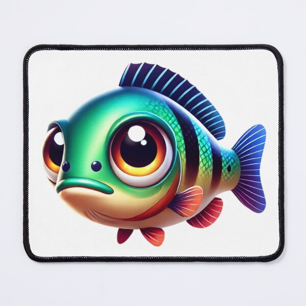 Item preview, Adorable Peacock Bass Fish designed and sold by Sillytoe.