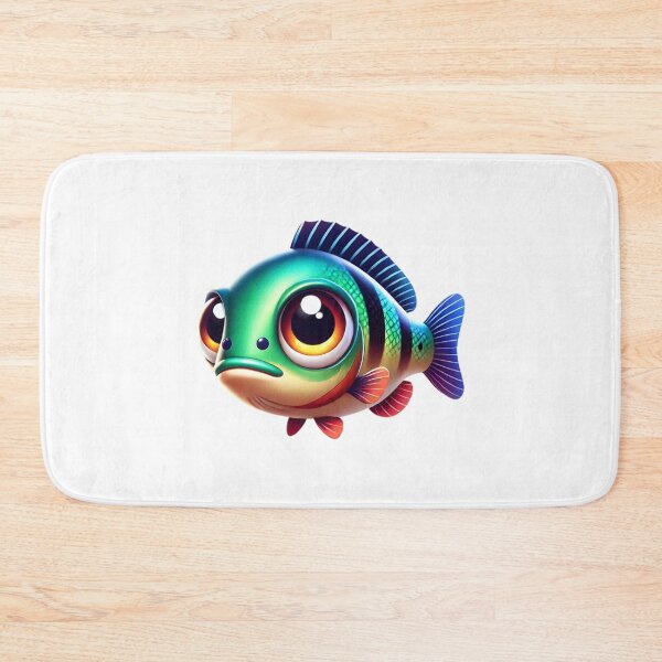 Item preview, Adorable Peacock Bass Fish designed and sold by Sillytoe.