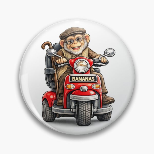 Item preview, Monkey mobility scooter bananas  designed and sold by JamesDunican.