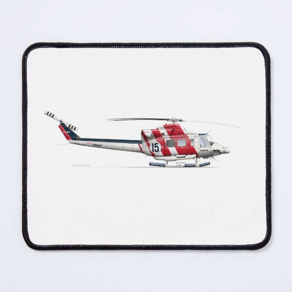 Item preview, BELL 412 VH-NSI NSCA 1989 designed and sold by Grubby Fingers Aircraft Illustration.