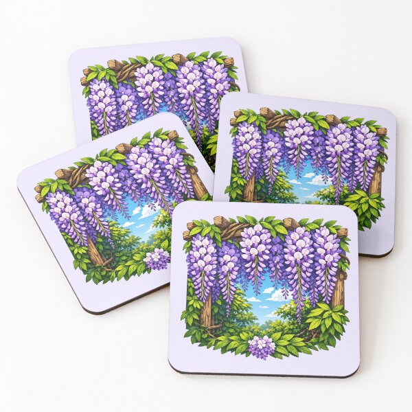Item preview, Wisteria - Cascades of Spring Beauty designed and sold by Myra365Art.