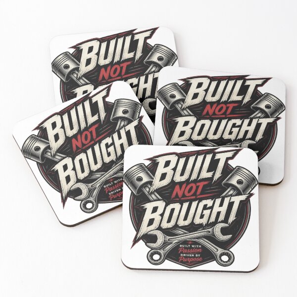 Item preview, Built Not Bought Car Enthusiast Garage T-Shirt designed and sold by kaream1308.