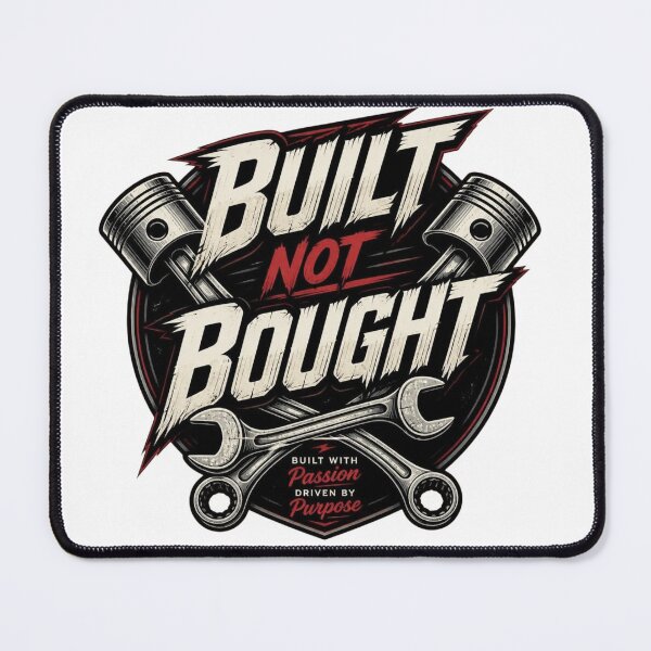 Item preview, Built Not Bought Car Enthusiast Garage T-Shirt designed and sold by kaream1308.