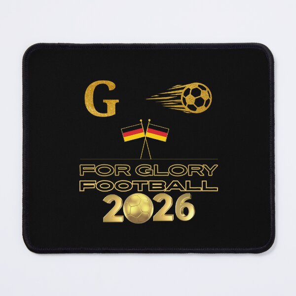 Item preview, For Glory Football 2026 Germany | German Soccer Fan Pride | Gold Football Design | Germany Supporter designed and sold by Art_IN_Design.