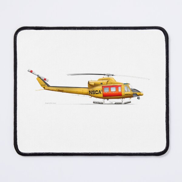 Item preview, BELL 412 VH-NSO NSCA 1986 designed and sold by Grubby Fingers Aircraft Illustration.