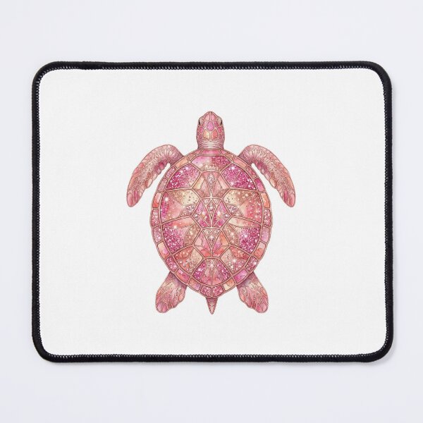Item preview, Glitter Pink Sea Turtle Stained Glass designed and sold by SOUFIANE1991.