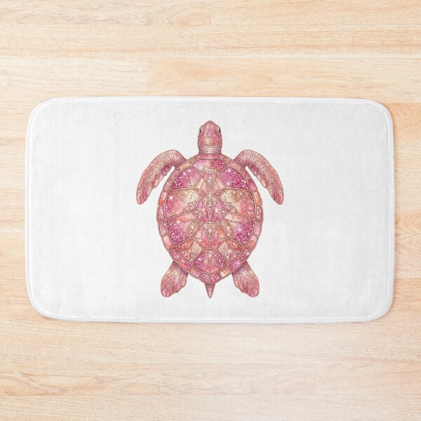 Item preview, Glitter Pink Sea Turtle Stained Glass designed and sold by SOUFIANE1991.