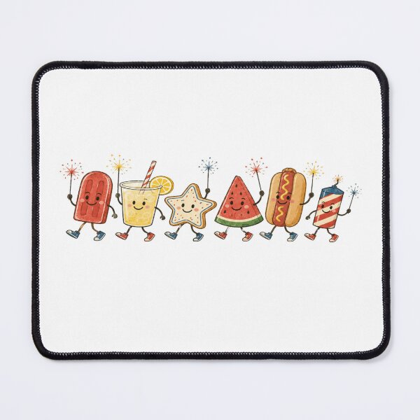 Item preview, Cute Fourth of July Snack Parade Fireworks designed and sold by POD DYNASTY.