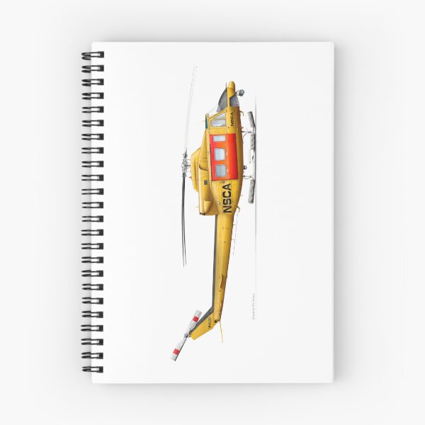 Item preview, BELL 412 VH-NSO NSCA 1986 designed and sold by Grubby Fingers Aircraft Illustration.