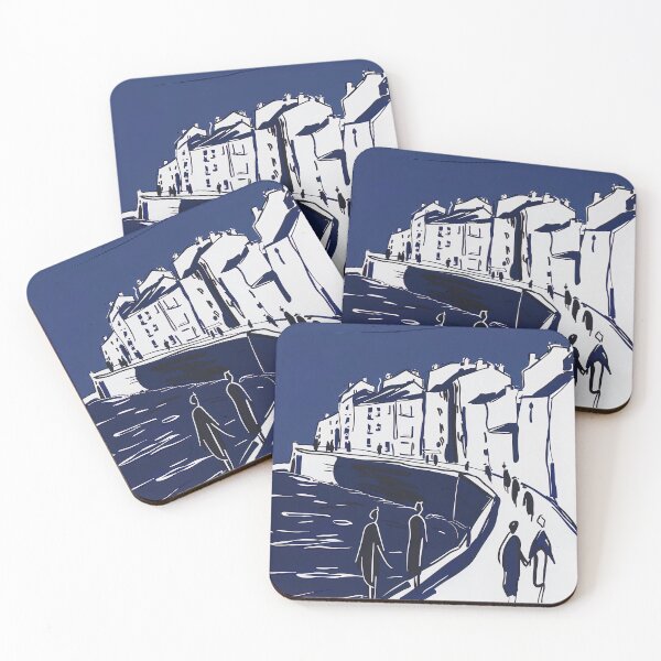 Item preview, Bristol, England, United Kingdom - Blue Abstract Art designed and sold by shadow-bloom.