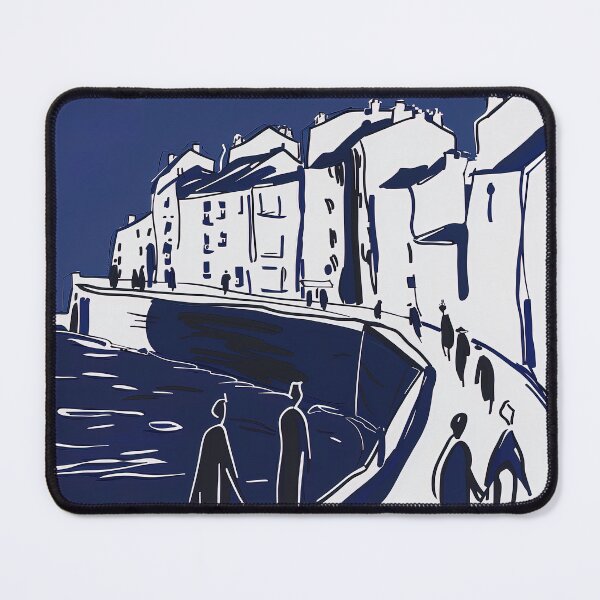 Item preview, Bristol, England, United Kingdom - Blue Abstract Art designed and sold by shadow-bloom.