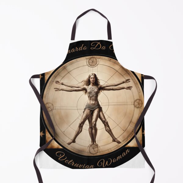 Item preview, Leonardo Da Vinci's Vitruvian Woman designed and sold by artBeatandSoul.