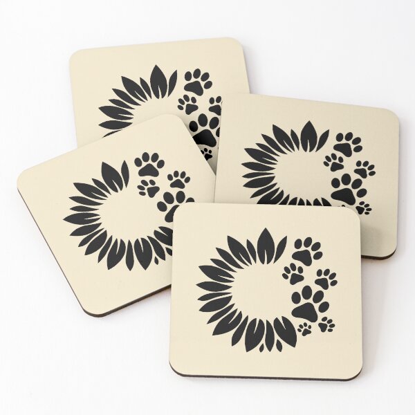 Item preview, Bold Sunflower Paw Print designed and sold by Corvoria.