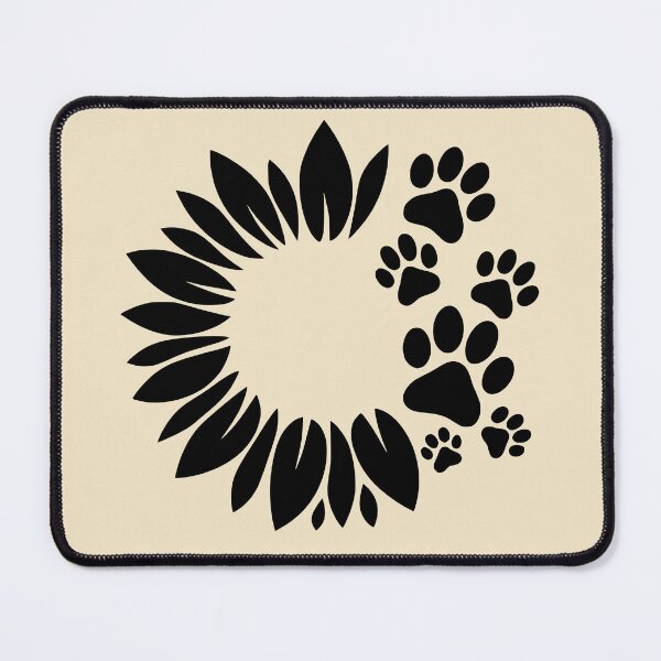 Item preview, Bold Sunflower Paw Print designed and sold by Corvoria.