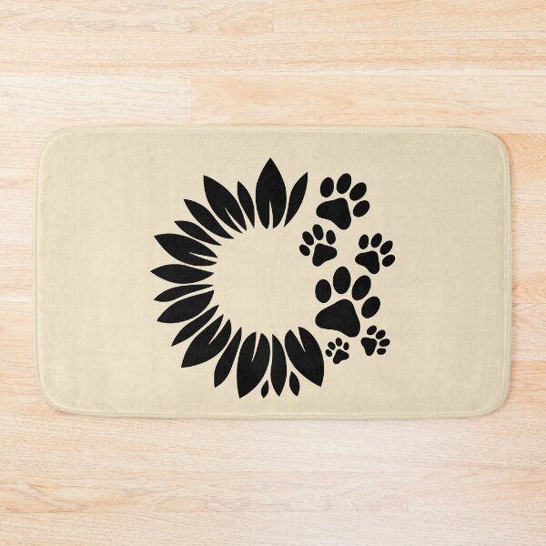 Item preview, Bold Sunflower Paw Print designed and sold by Corvoria.