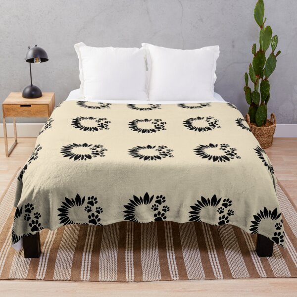 Item preview, Bold Sunflower Paw Print designed and sold by Corvoria.