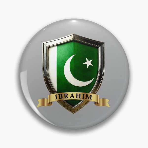 Item preview, Ibrahim Pakistan Family Name Shield designed and sold by Highlandkings.
