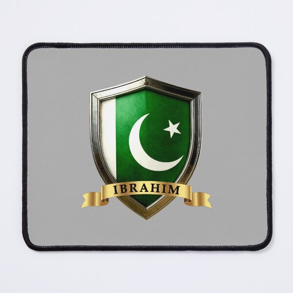 Item preview, Ibrahim Pakistan Family Name Shield designed and sold by Highlandkings.