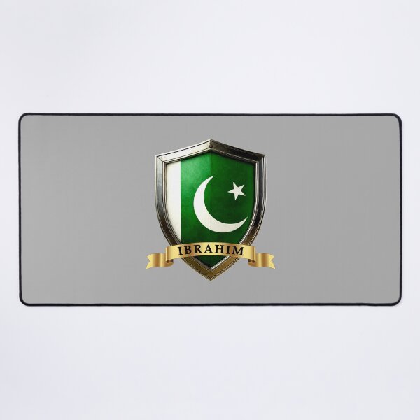 Item preview, Ibrahim Pakistan Family Name Shield designed and sold by Highlandkings.