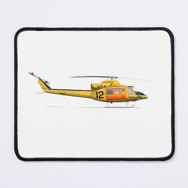 Item preview, BELL 412 VH-NSP NSCA 1985 designed and sold by Grubby Fingers Aircraft Illustration.