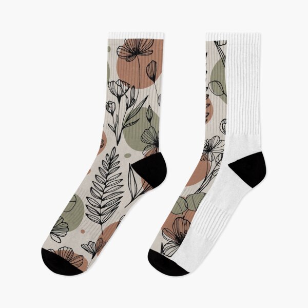 Item preview, Boho Wildflower & Eucalyptus Pattern | Neutral Botanical Floral Design designed and sold by GalleryPeak.