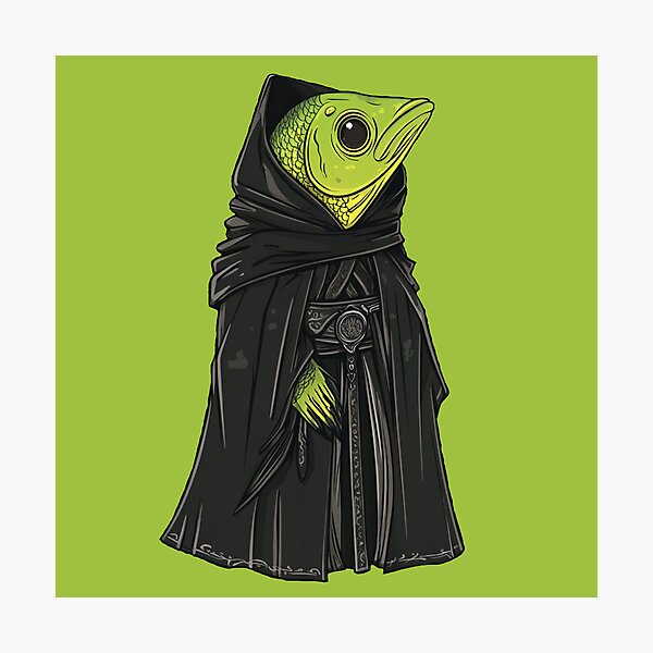 Item preview, dark mage fish designed and sold by HauntedEmporium.