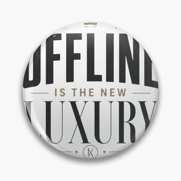 Item preview, Offline Is The New Luxury Minimalist T-Shirt designed and sold by kaream1308.
