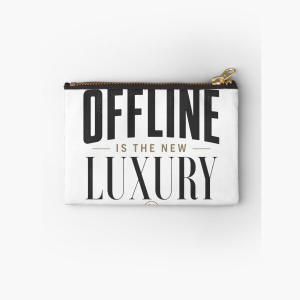 Item preview, Offline Is The New Luxury Minimalist T-Shirt designed and sold by kaream1308.