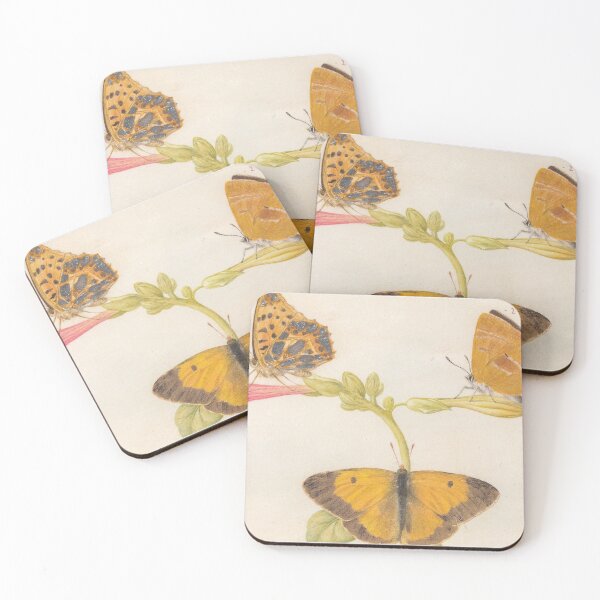 Item preview, YELLOW BROWN  BUTTERFLY designed and sold by POPVIDEOVAULT STORE.