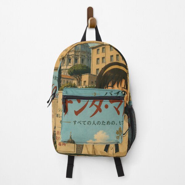 Item preview, Saint Martha House Vatican City Retro Anime Travel Poster designed and sold by ElartedeNoel.