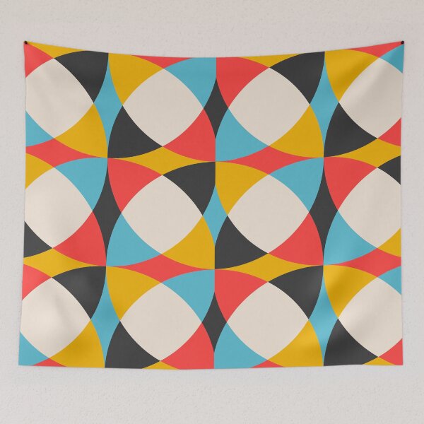 Item preview, Mid-Century Modern Geometric Pattern Retro Abstract Design designed and sold by Volt Junkies.