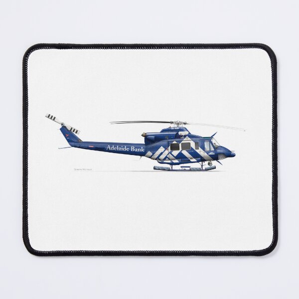 Item preview, BELL 412 VH-NSV CHC ADELAIDE BANK 2004 designed and sold by Grubby Fingers Aircraft Illustration.