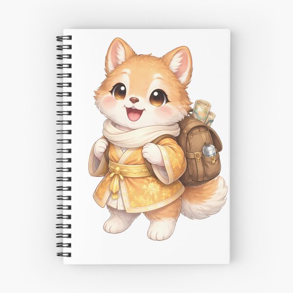 Item preview, Cute Chinese Zodiac Dog Traveler — Chibi Watercolor Lunar New Year Art designed and sold by Symbol Universe.