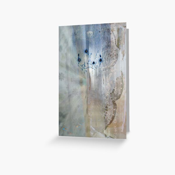 Looking through Greeting Card