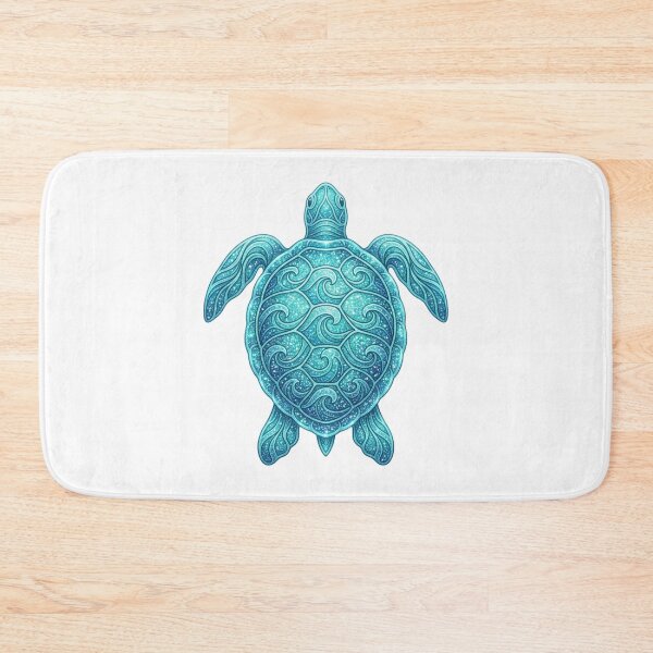Item preview,  Blue Glitter Sea Turtle  designed and sold by SOUFIANE1991.