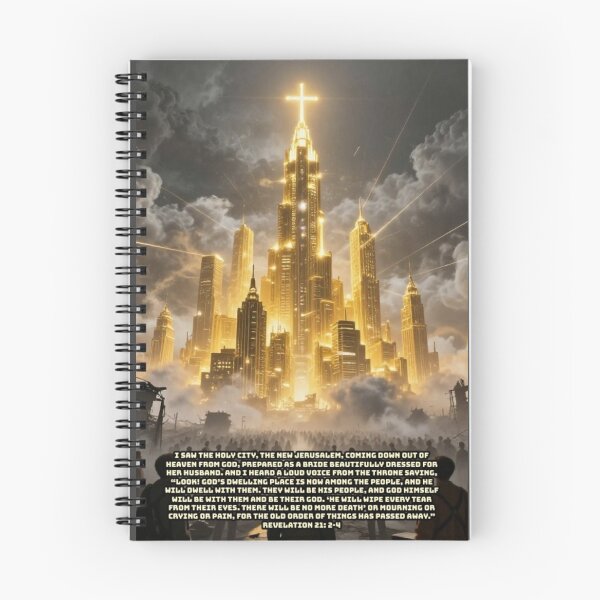 Item preview, Revelation 21:2-4 NIV - v1 - JCTRUTHER designed and sold by JCTRUTHERshop.